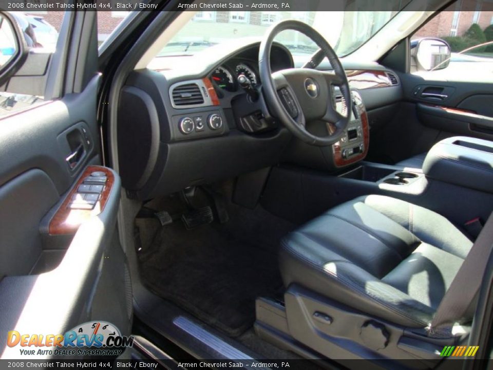 2008 Chevrolet Tahoe Hybrid 4x4 Black / Ebony Photo #12