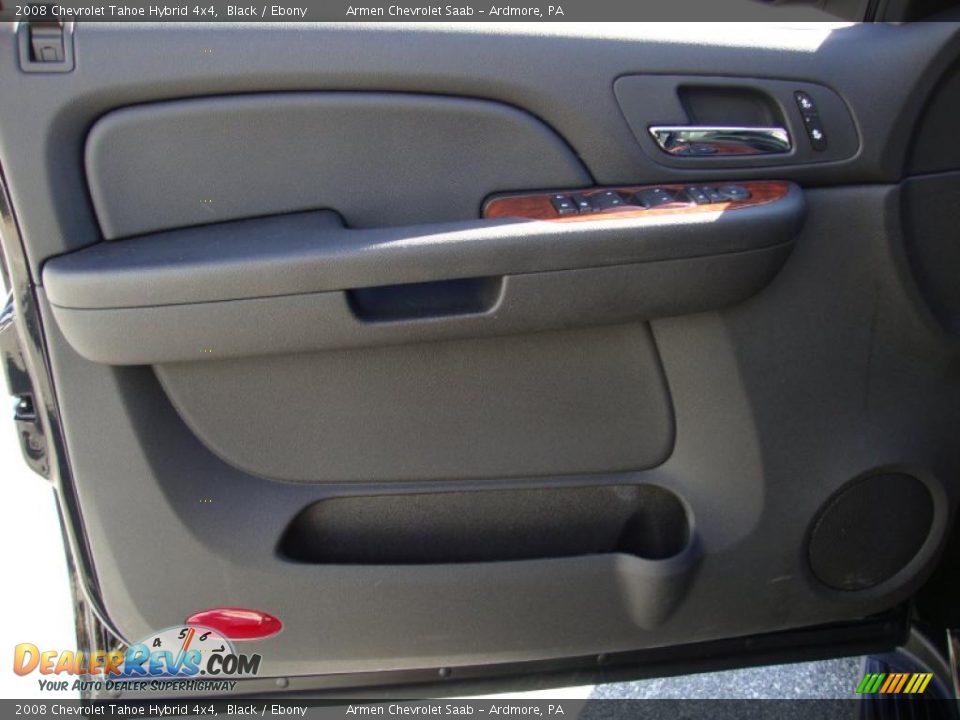2008 Chevrolet Tahoe Hybrid 4x4 Black / Ebony Photo #13