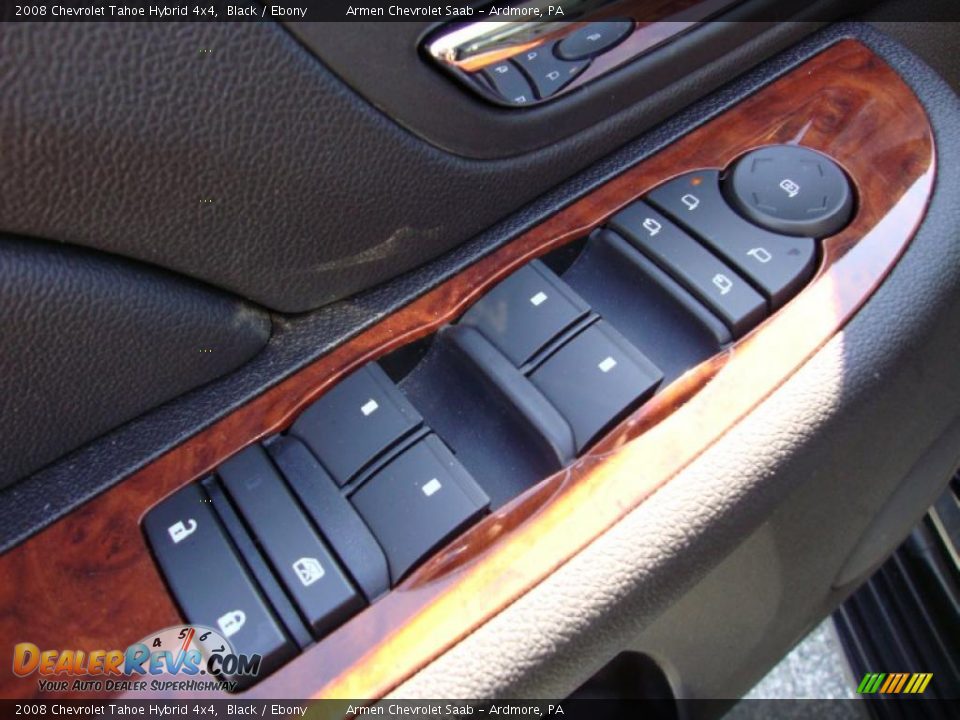 2008 Chevrolet Tahoe Hybrid 4x4 Black / Ebony Photo #14