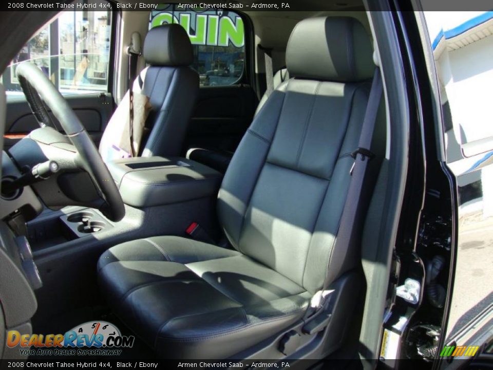 2008 Chevrolet Tahoe Hybrid 4x4 Black / Ebony Photo #17