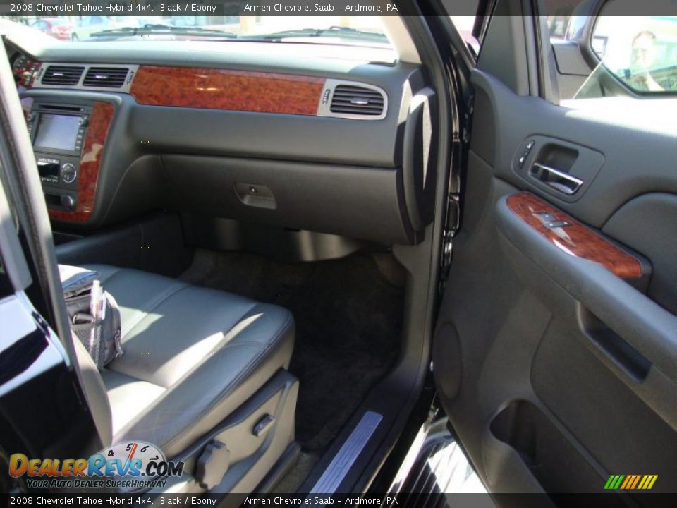 2008 Chevrolet Tahoe Hybrid 4x4 Black / Ebony Photo #18
