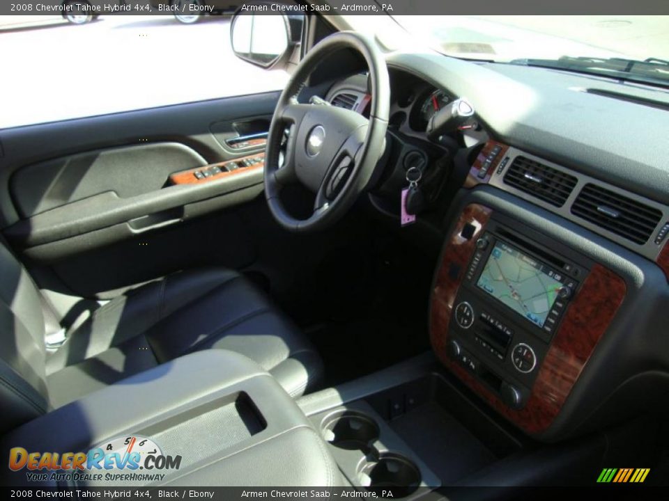 2008 Chevrolet Tahoe Hybrid 4x4 Black / Ebony Photo #19