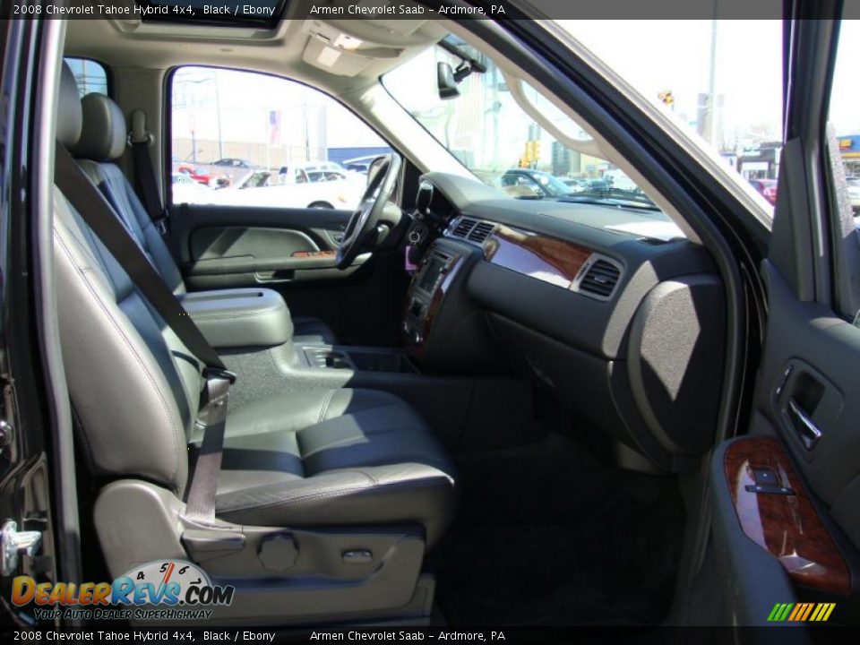 2008 Chevrolet Tahoe Hybrid 4x4 Black / Ebony Photo #20