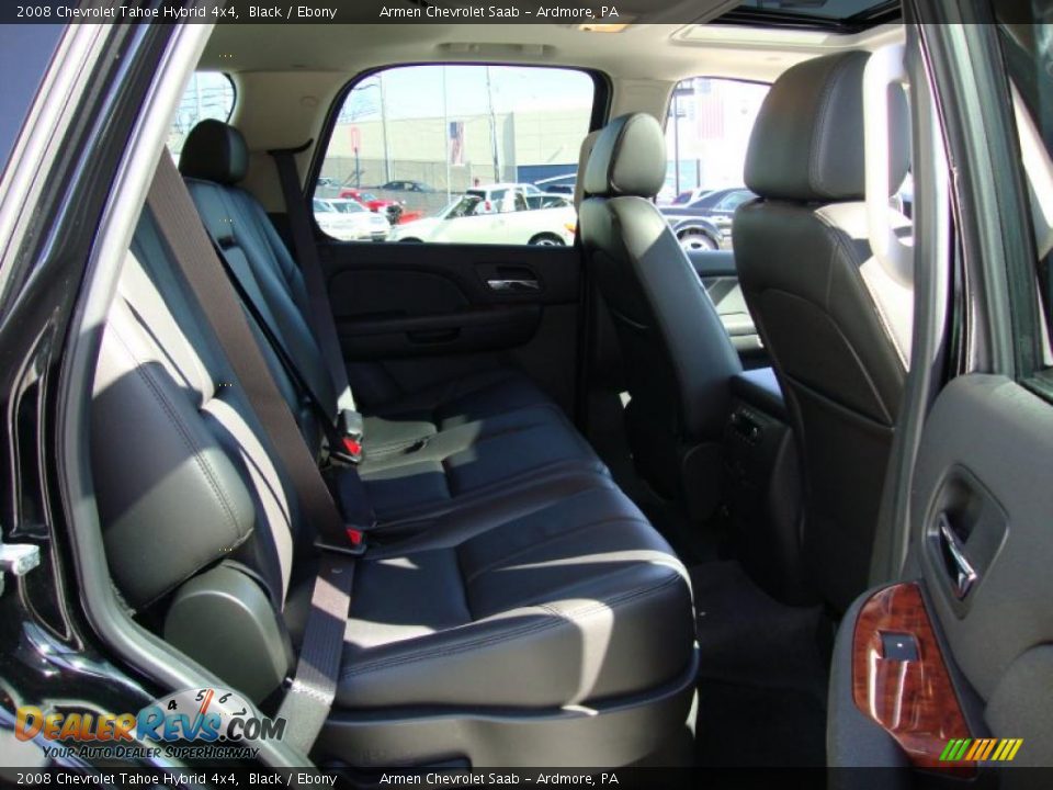 2008 Chevrolet Tahoe Hybrid 4x4 Black / Ebony Photo #22