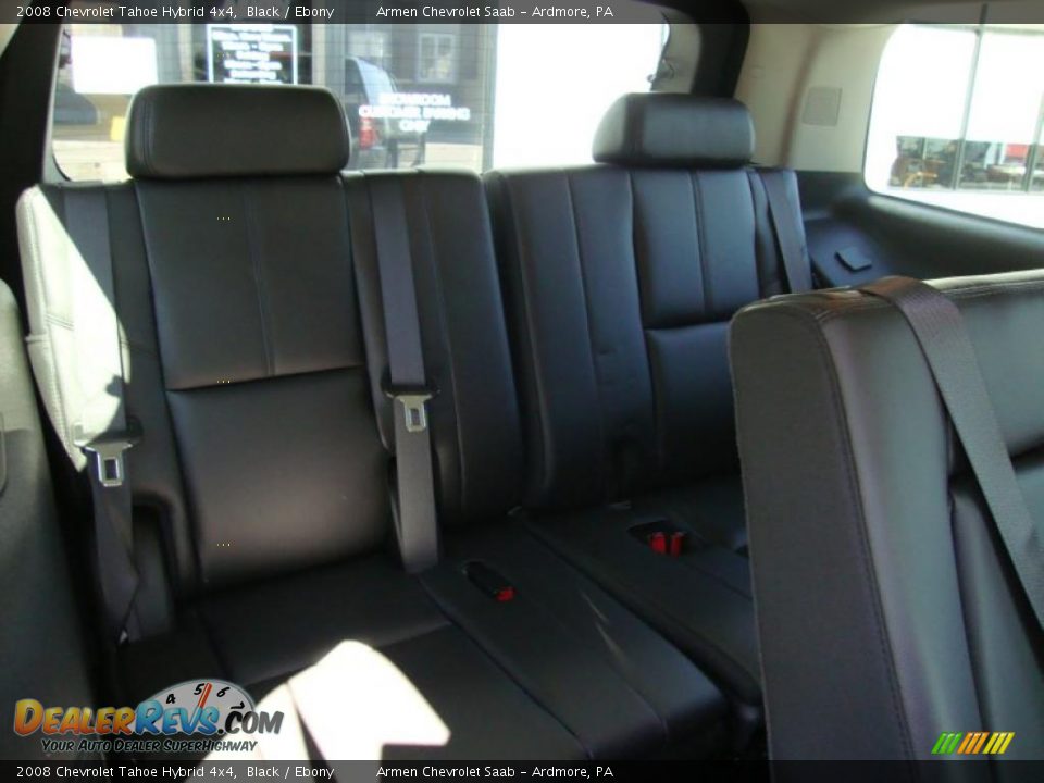 2008 Chevrolet Tahoe Hybrid 4x4 Black / Ebony Photo #23