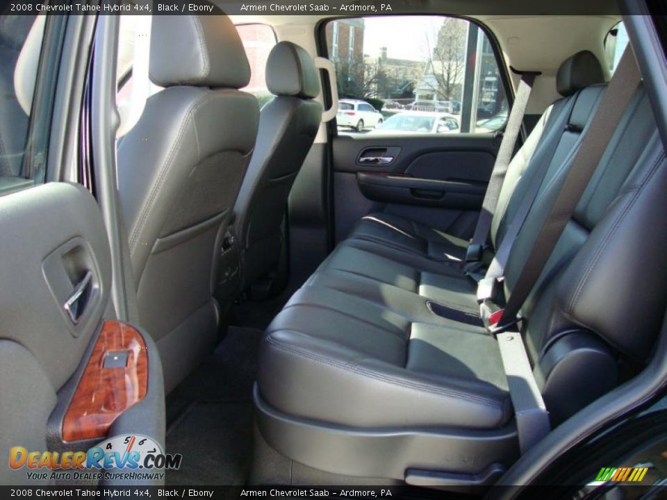 2008 Chevrolet Tahoe Hybrid 4x4 Black / Ebony Photo #24