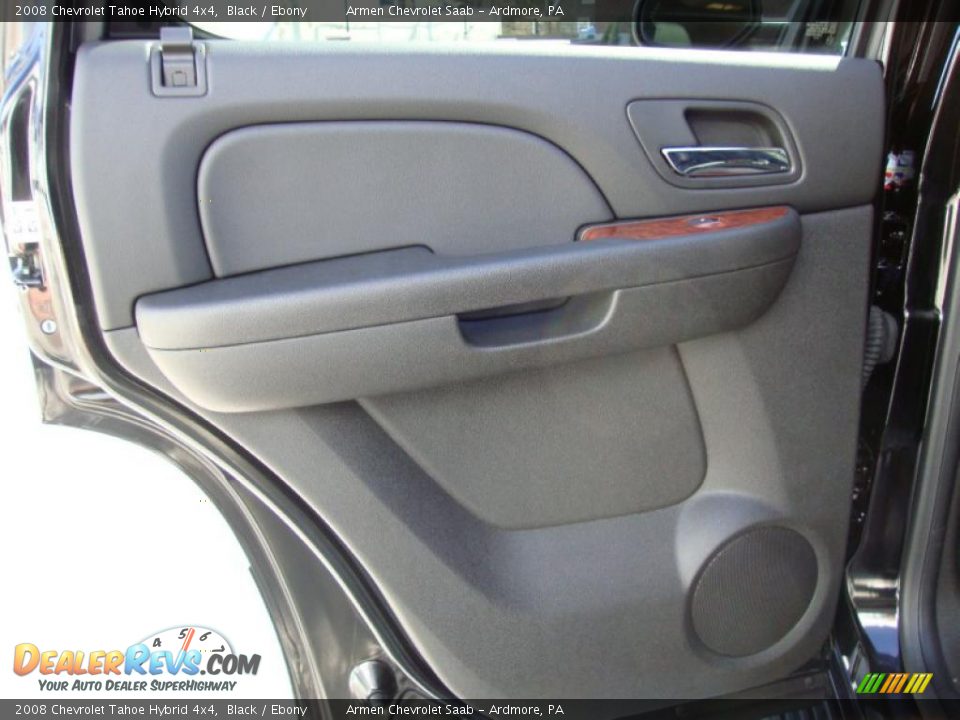 2008 Chevrolet Tahoe Hybrid 4x4 Black / Ebony Photo #25