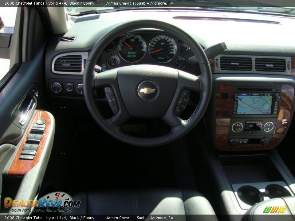 2008 Chevrolet Tahoe Hybrid 4x4 Black / Ebony Photo #29