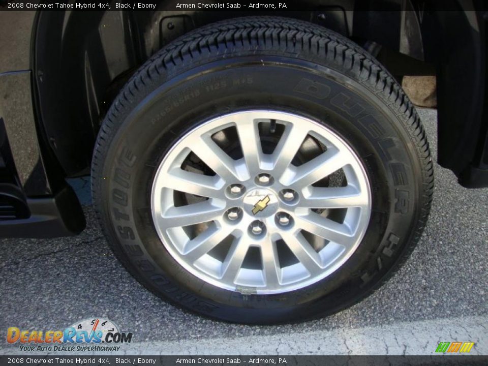 2008 Chevrolet Tahoe Hybrid 4x4 Black / Ebony Photo #30