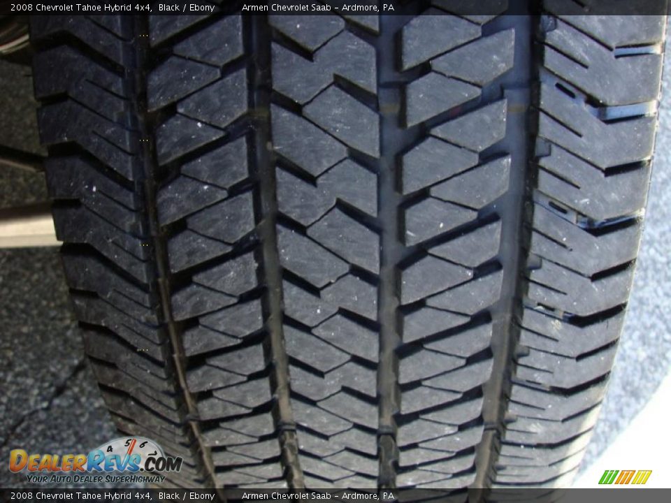 2008 Chevrolet Tahoe Hybrid 4x4 Black / Ebony Photo #31