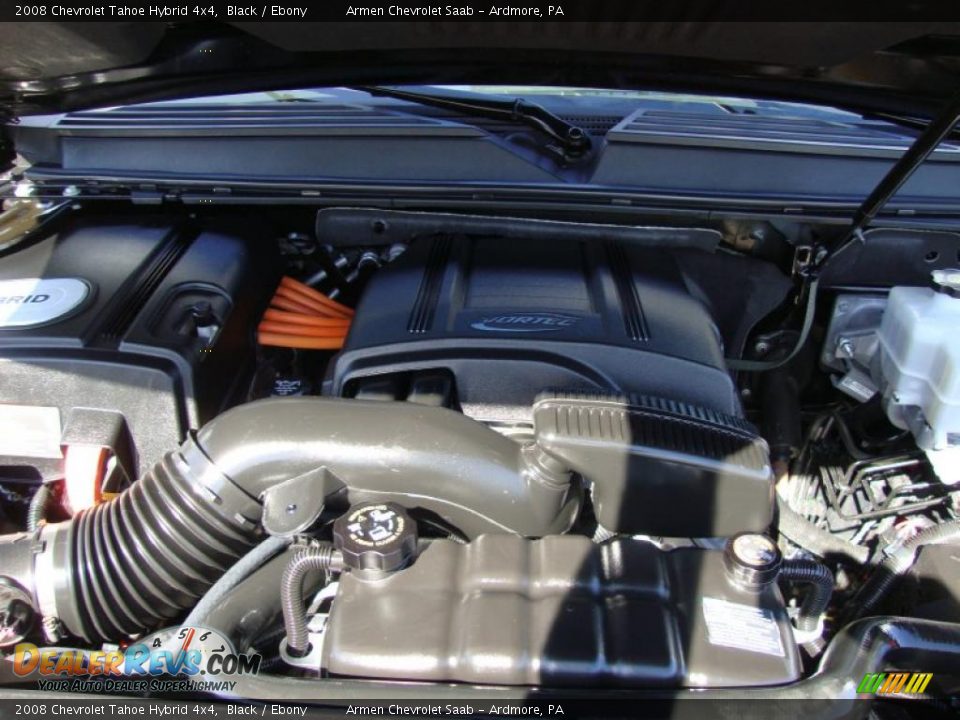 2008 Chevrolet Tahoe Hybrid 4x4 Black / Ebony Photo #32