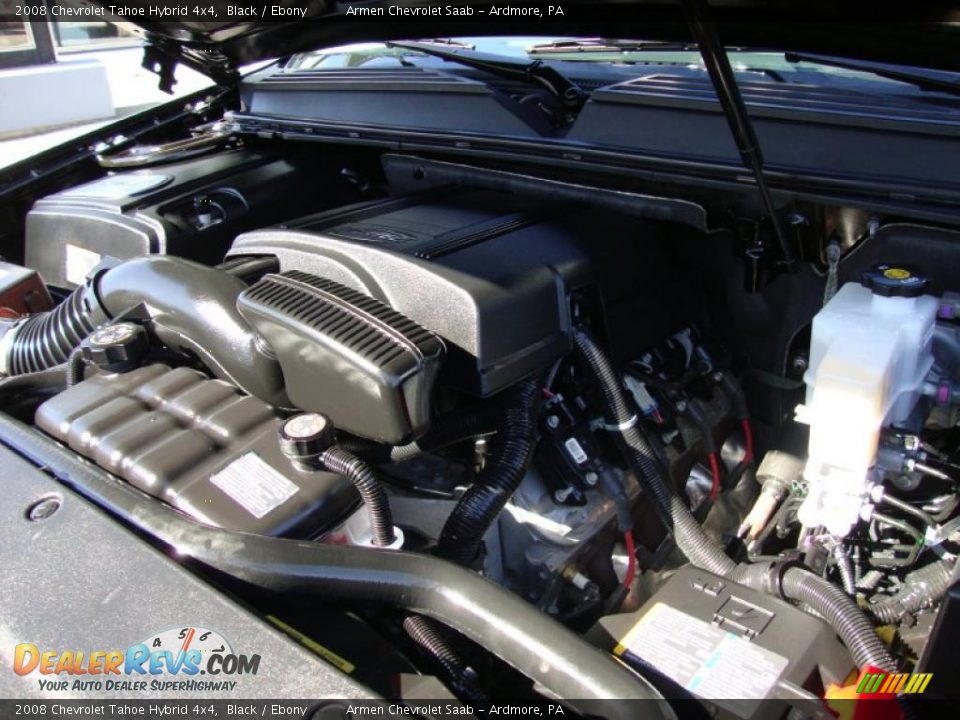 2008 Chevrolet Tahoe Hybrid 4x4 Black / Ebony Photo #33