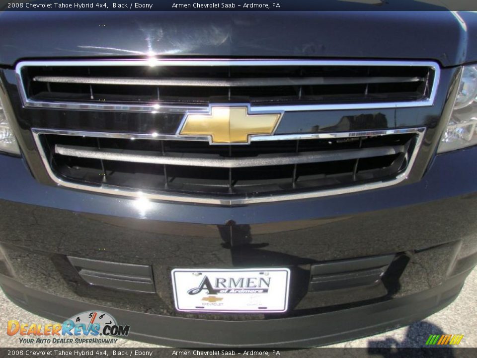 2008 Chevrolet Tahoe Hybrid 4x4 Black / Ebony Photo #34