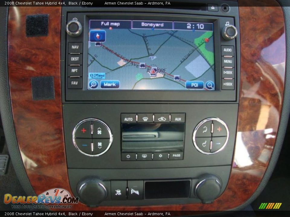 2008 Chevrolet Tahoe Hybrid 4x4 Black / Ebony Photo #35