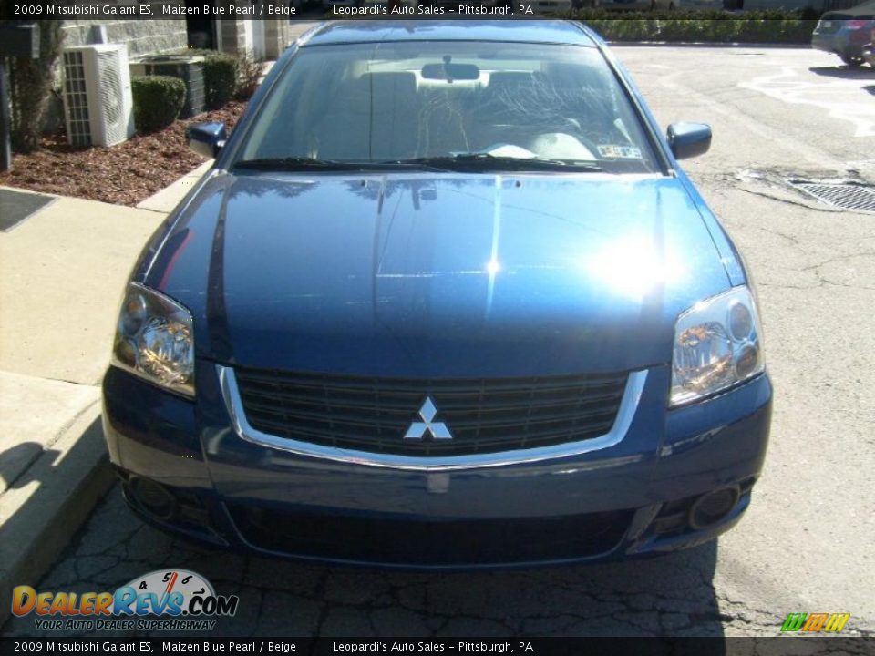 2009 Mitsubishi Galant ES Maizen Blue Pearl / Beige Photo #7