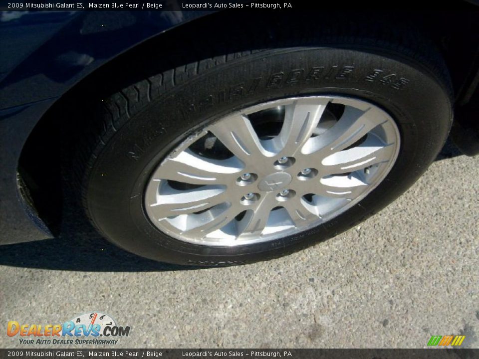 2009 Mitsubishi Galant ES Maizen Blue Pearl / Beige Photo #8