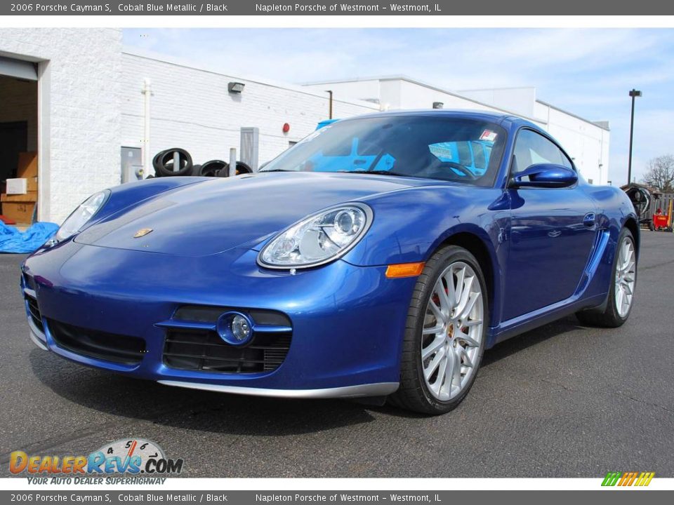 2006 Porsche Cayman S Cobalt Blue Metallic / Black Photo #2