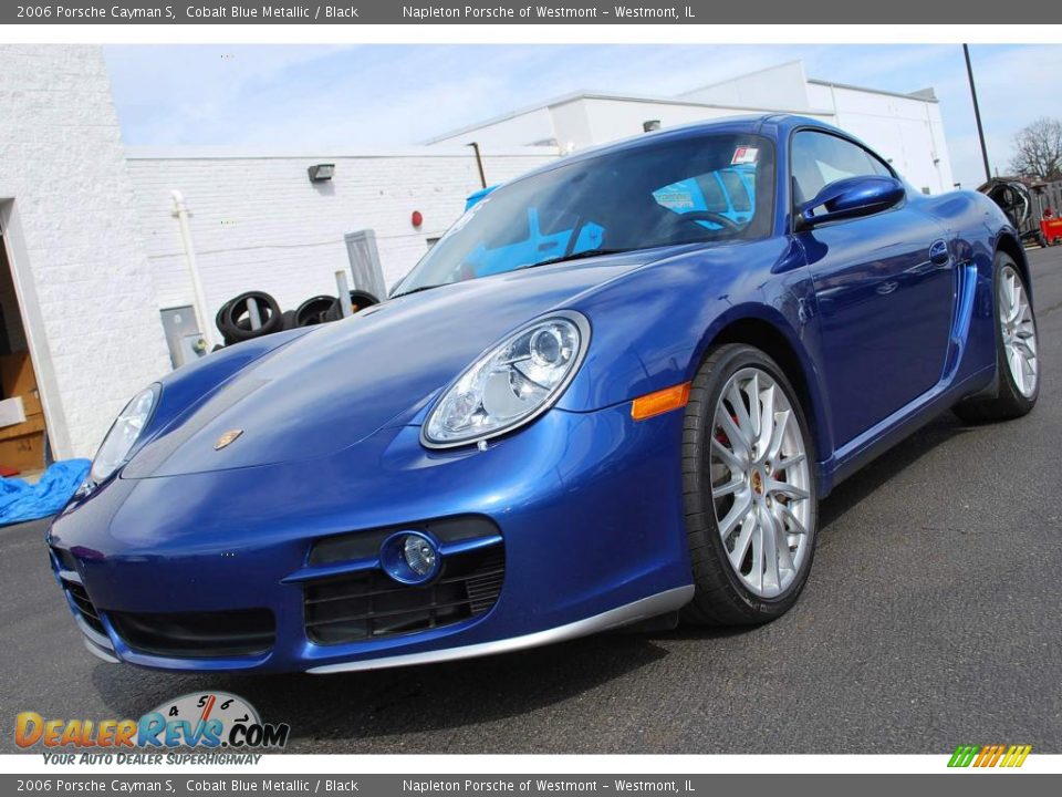 2006 Porsche Cayman S Cobalt Blue Metallic / Black Photo #3