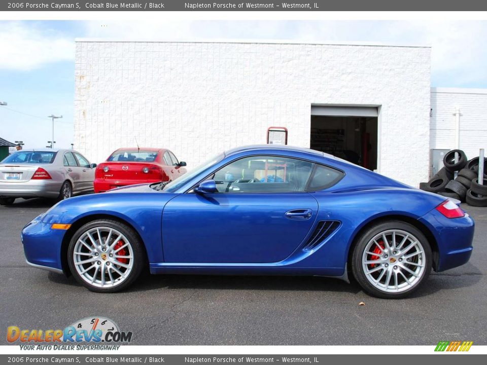 2006 Porsche Cayman S Cobalt Blue Metallic / Black Photo #4