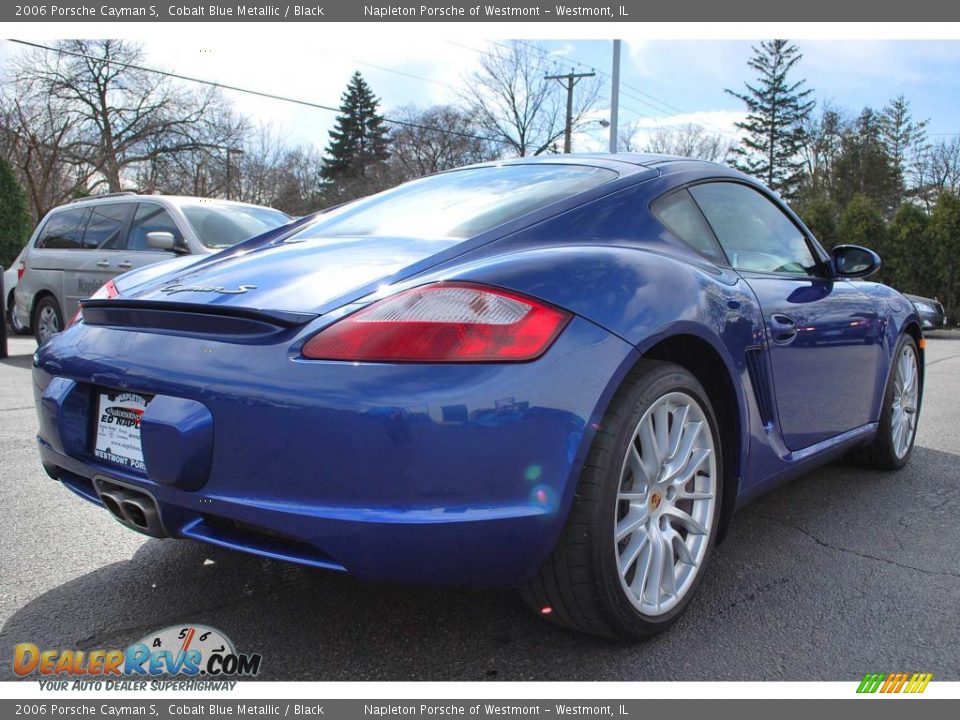 2006 Porsche Cayman S Cobalt Blue Metallic / Black Photo #8