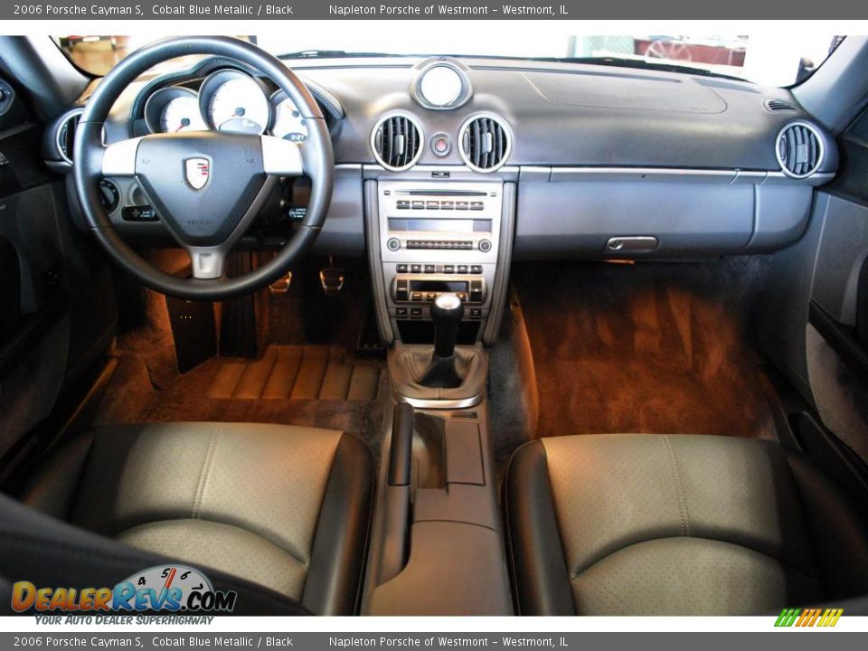 2006 Porsche Cayman S Cobalt Blue Metallic / Black Photo #14