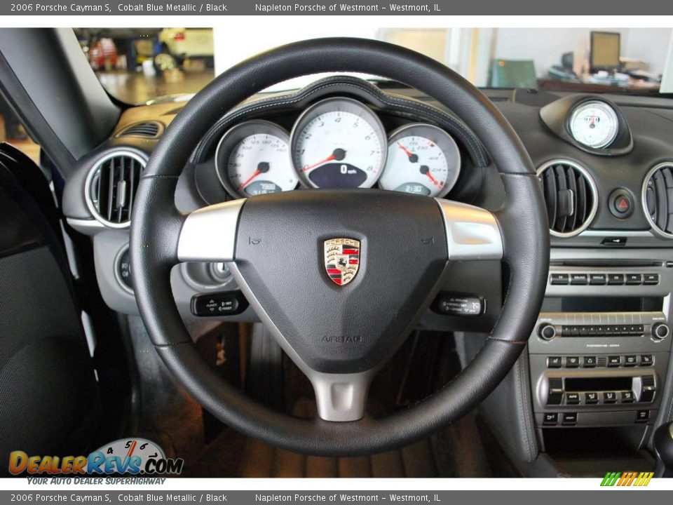 2006 Porsche Cayman S Cobalt Blue Metallic / Black Photo #19