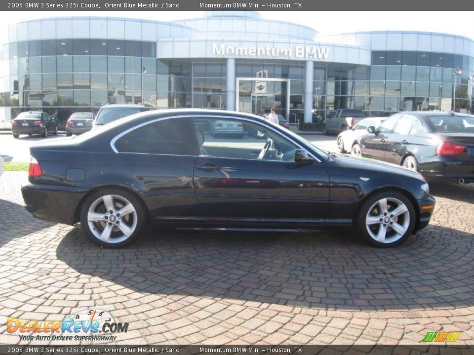 2005 BMW 3 Series 325i Coupe Orient Blue Metallic / Sand Photo #1