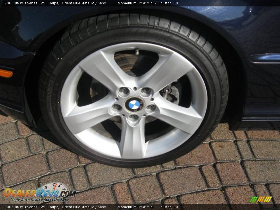 2005 BMW 3 Series 325i Coupe Orient Blue Metallic / Sand Photo #4
