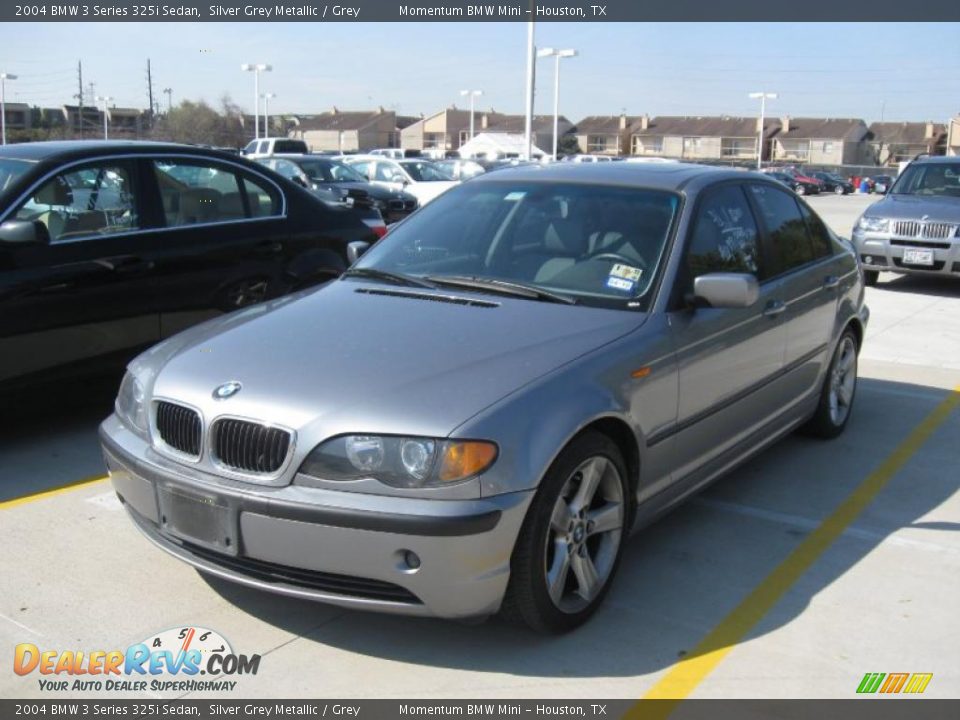 2004 BMW 3 Series 325i Sedan Silver Grey Metallic / Grey Photo #1
