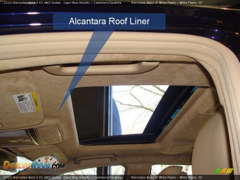2010 Mercedes-Benz S 63 AMG Sedan Capri Blue Metallic / Cashmere/Savanna Photo #13