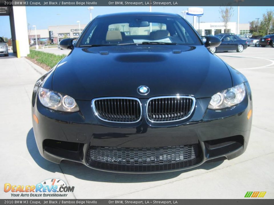2010 BMW M3 Coupe Jet Black / Bamboo Beige Novillo Photo #5