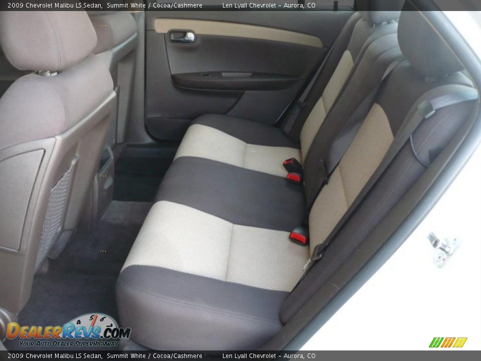 2009 Chevrolet Malibu LS Sedan Summit White / Cocoa/Cashmere Photo #10