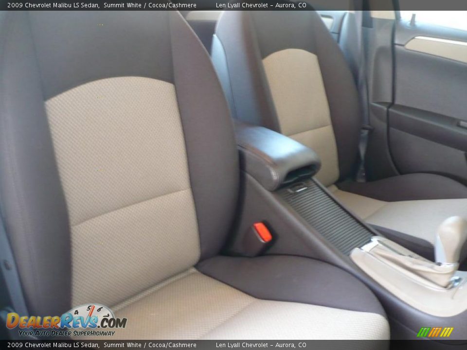 2009 Chevrolet Malibu LS Sedan Summit White / Cocoa/Cashmere Photo #14