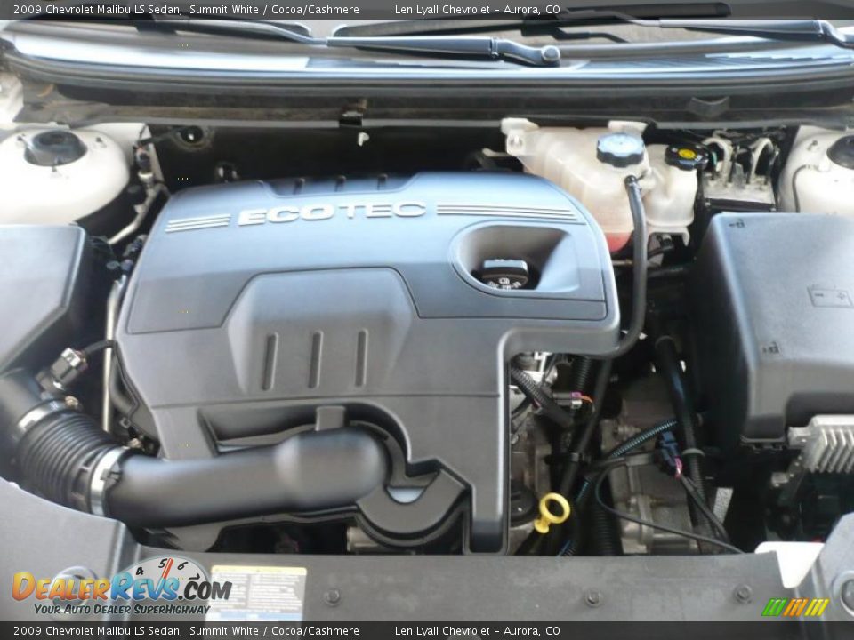 2009 Chevrolet Malibu LS Sedan Summit White / Cocoa/Cashmere Photo #18