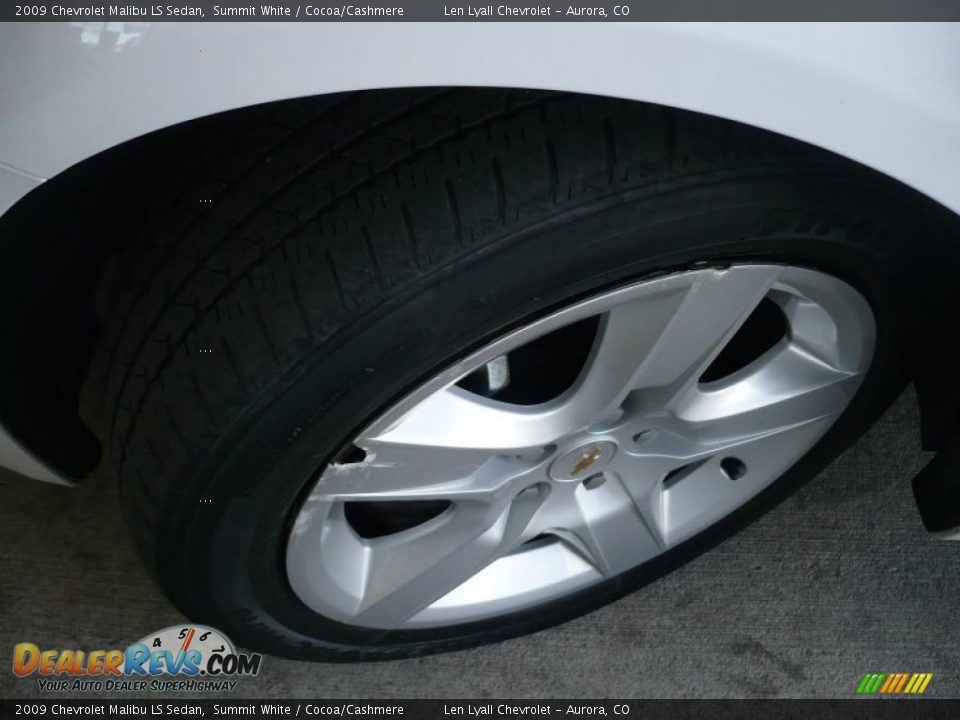 2009 Chevrolet Malibu LS Sedan Summit White / Cocoa/Cashmere Photo #19