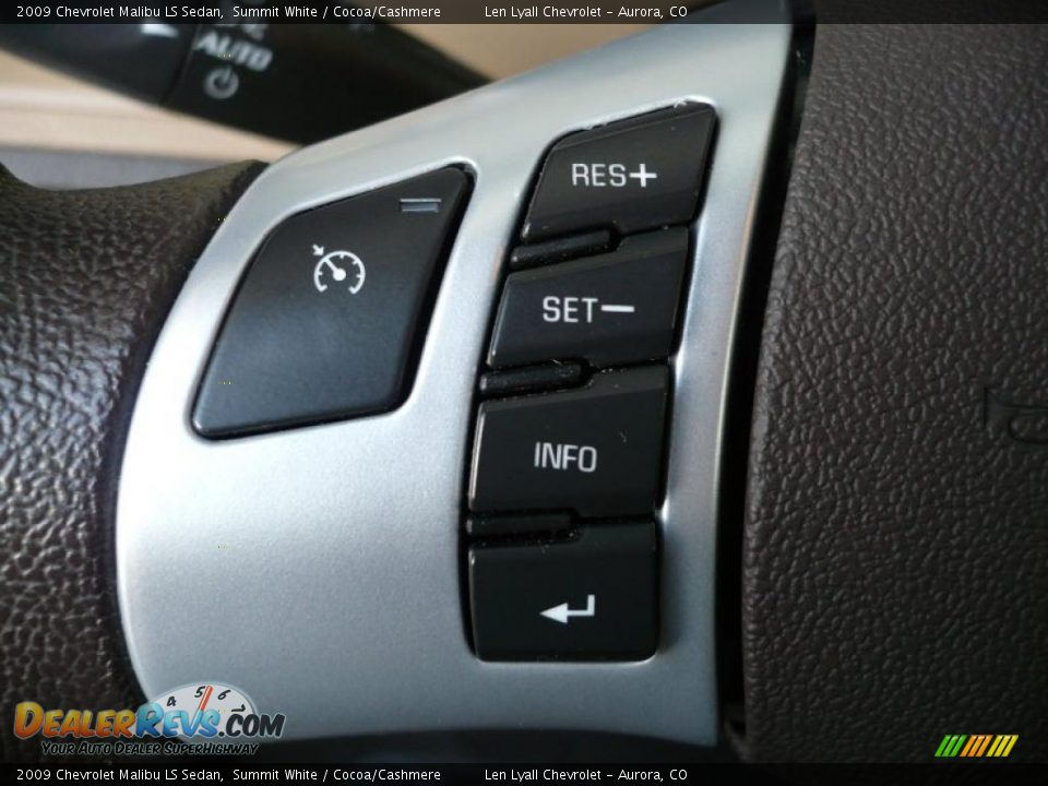 2009 Chevrolet Malibu LS Sedan Summit White / Cocoa/Cashmere Photo #20
