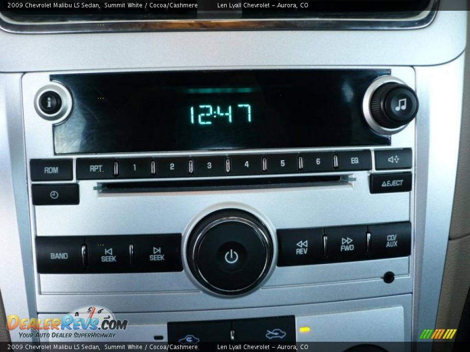 2009 Chevrolet Malibu LS Sedan Summit White / Cocoa/Cashmere Photo #21