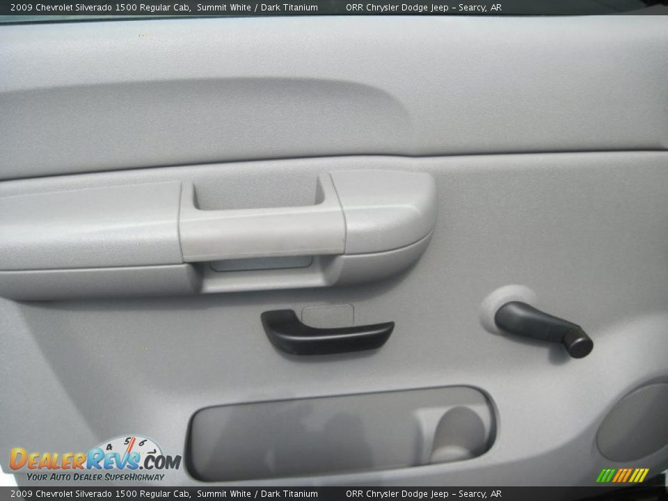 2009 Chevrolet Silverado 1500 Regular Cab Summit White / Dark Titanium Photo #9