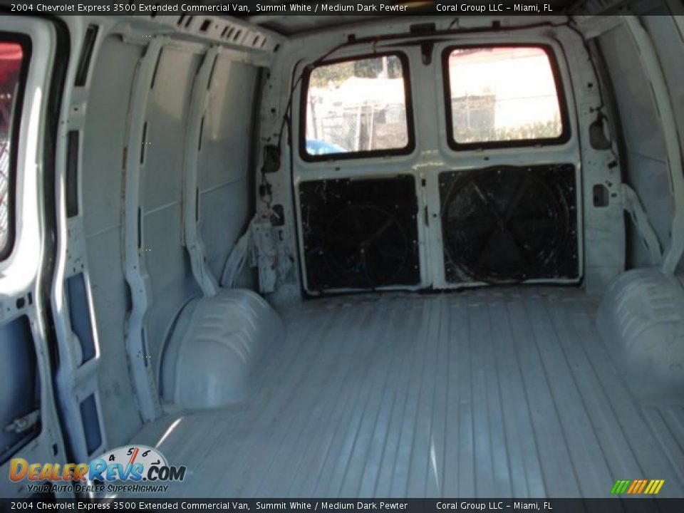 2004 Chevrolet Express 3500 Extended Commercial Van Summit White / Medium Dark Pewter Photo #10