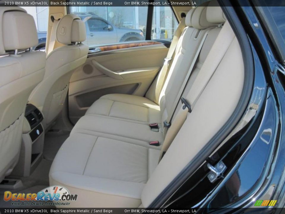 2010 BMW X5 xDrive30i Black Sapphire Metallic / Sand Beige Photo #8