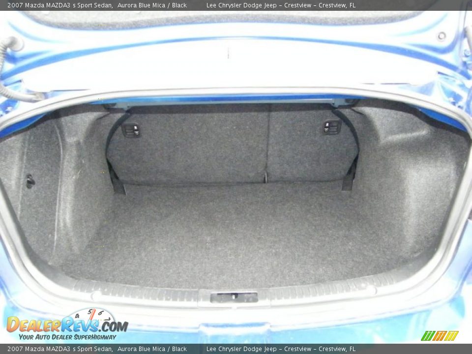 2007 Mazda MAZDA3 s Sport Sedan Aurora Blue Mica / Black Photo #24
