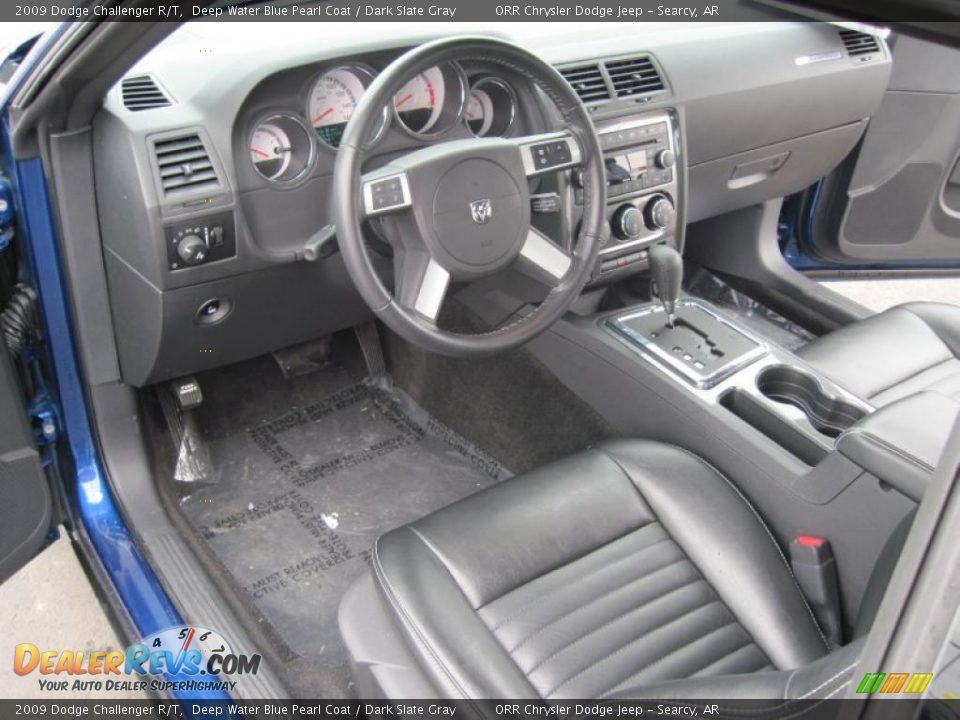 2009 Dodge Challenger R/T Deep Water Blue Pearl Coat / Dark Slate Gray Photo #21