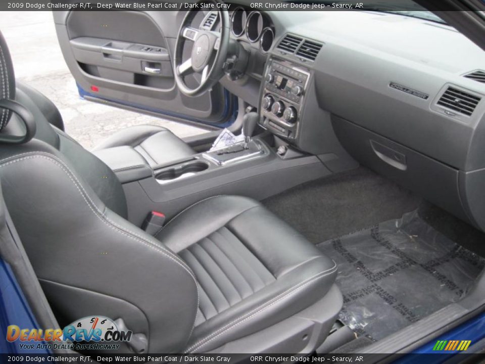 2009 Dodge Challenger R/T Deep Water Blue Pearl Coat / Dark Slate Gray Photo #22
