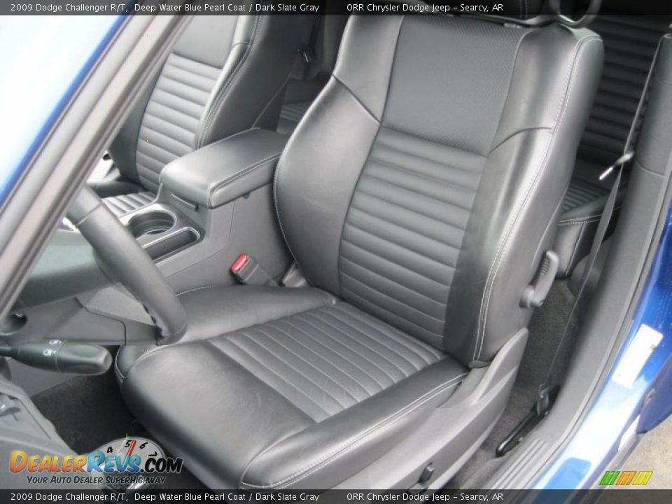 2009 Dodge Challenger R/T Deep Water Blue Pearl Coat / Dark Slate Gray Photo #23