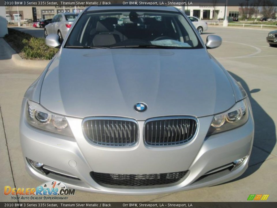 2010 BMW 3 Series 335i Sedan Titanium Silver Metallic / Black Photo #5