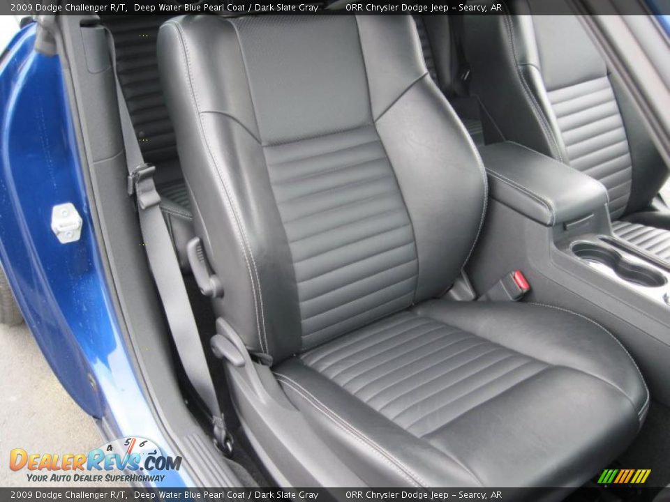 2009 Dodge Challenger R/T Deep Water Blue Pearl Coat / Dark Slate Gray Photo #24