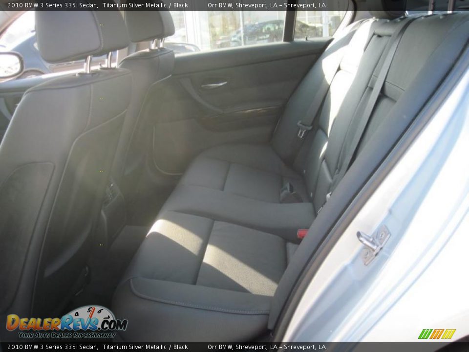 2010 BMW 3 Series 335i Sedan Titanium Silver Metallic / Black Photo #8