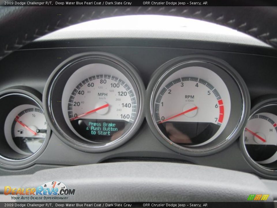 2009 Dodge Challenger R/T Deep Water Blue Pearl Coat / Dark Slate Gray Photo #29