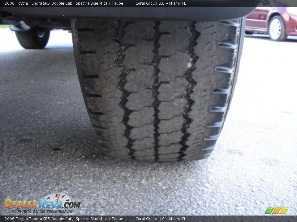 2006 Toyota Tundra SR5 Double Cab Spectra Blue Mica / Taupe Photo #8
