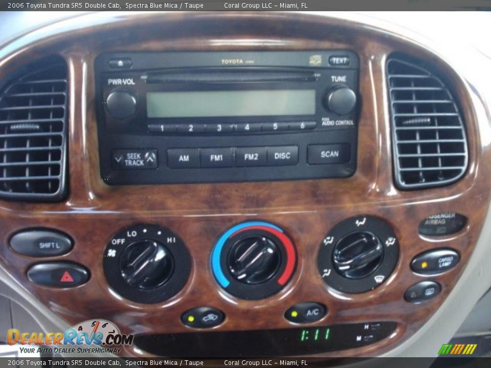 2006 Toyota Tundra SR5 Double Cab Spectra Blue Mica / Taupe Photo #14